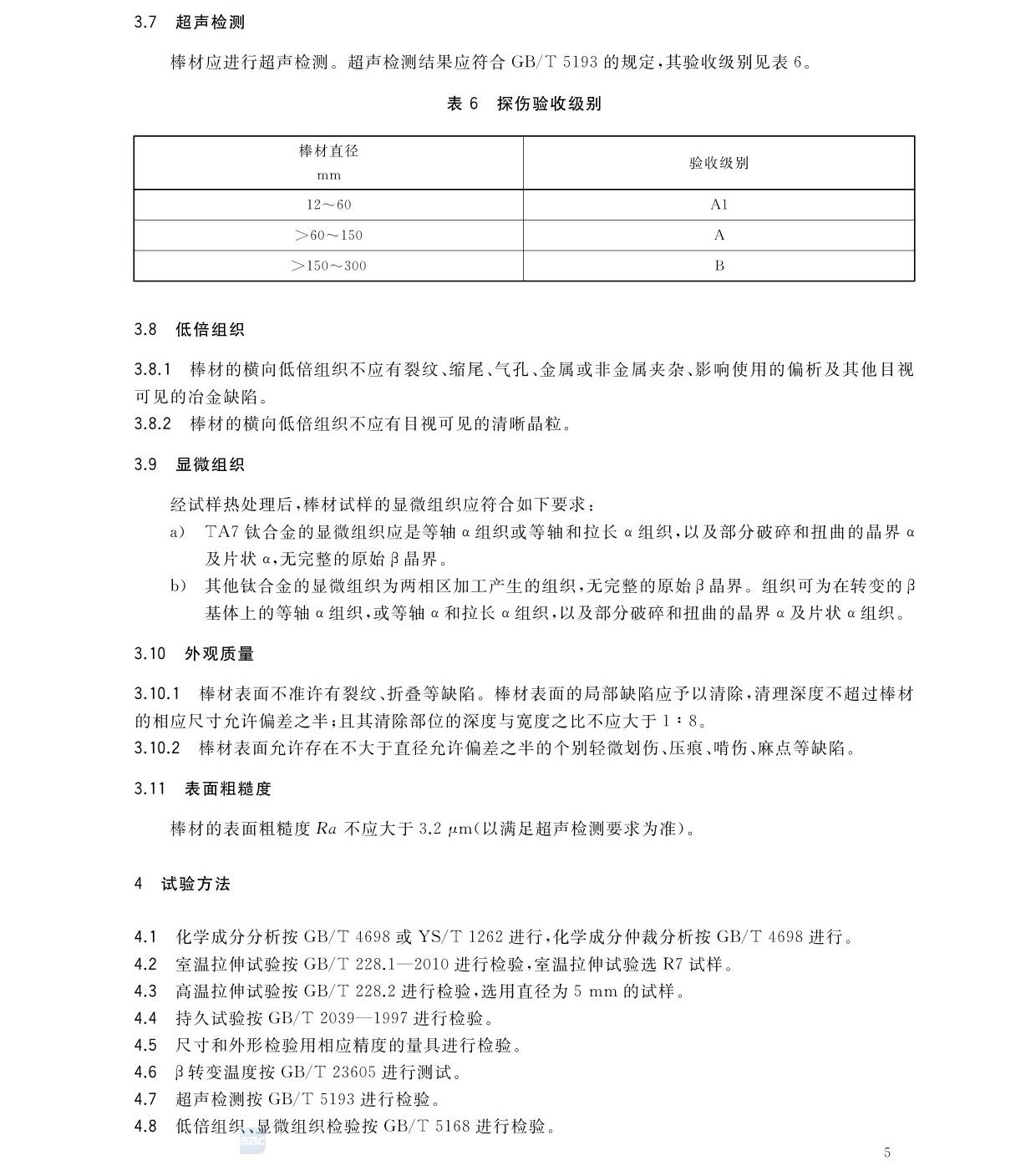 航空航天用高溫鈦合金棒材國家標(biāo)準(zhǔn)GB/T 38917-2020